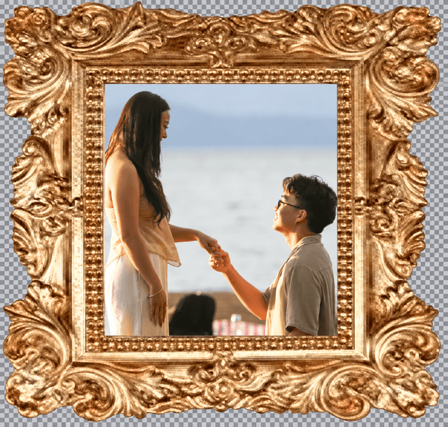 Emelyn and Gabe framed photo 2